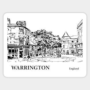 Warrington England Sticker